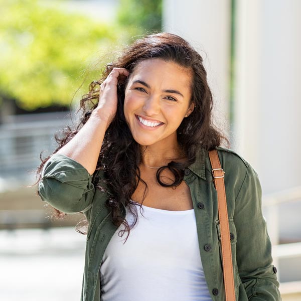 smiling young woman