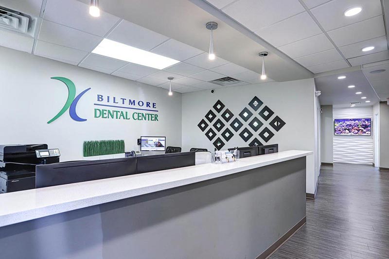 Biltmore Dental Center reception desk
