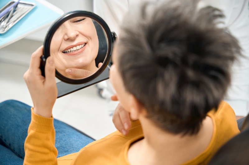 Man happy with the dental implant results in Phoenix, AZ